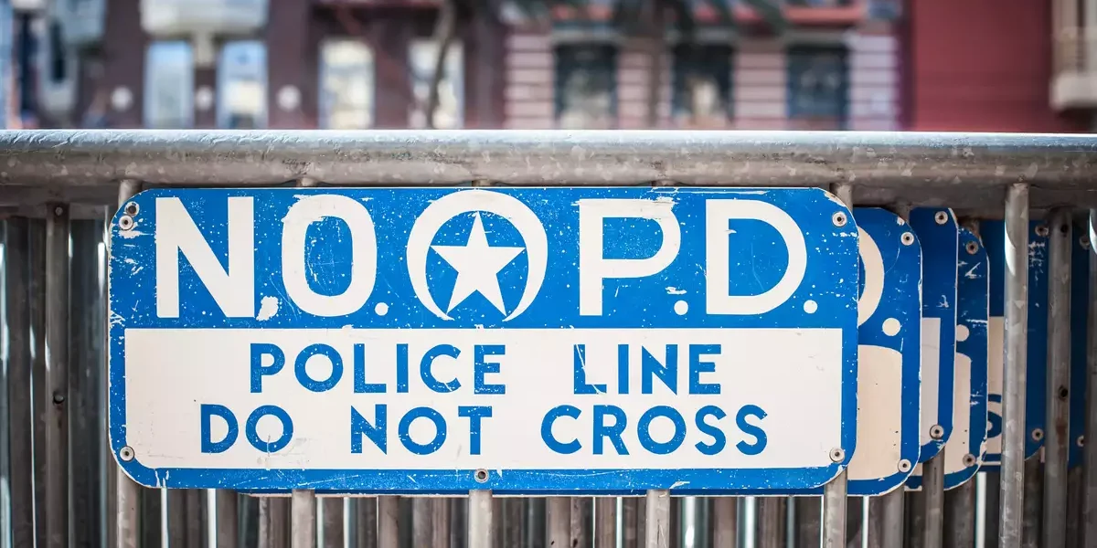 police sign