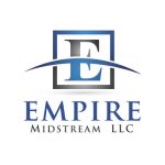 empire Empire Midstream LLC logo featuring a stylized blue E within a square and a curved swoosh above.