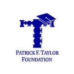 patrick taylor Patrick F. Taylor Foundation logo: a blue T-shaped symbol with a graduation cap and the foundation name beneath it.
